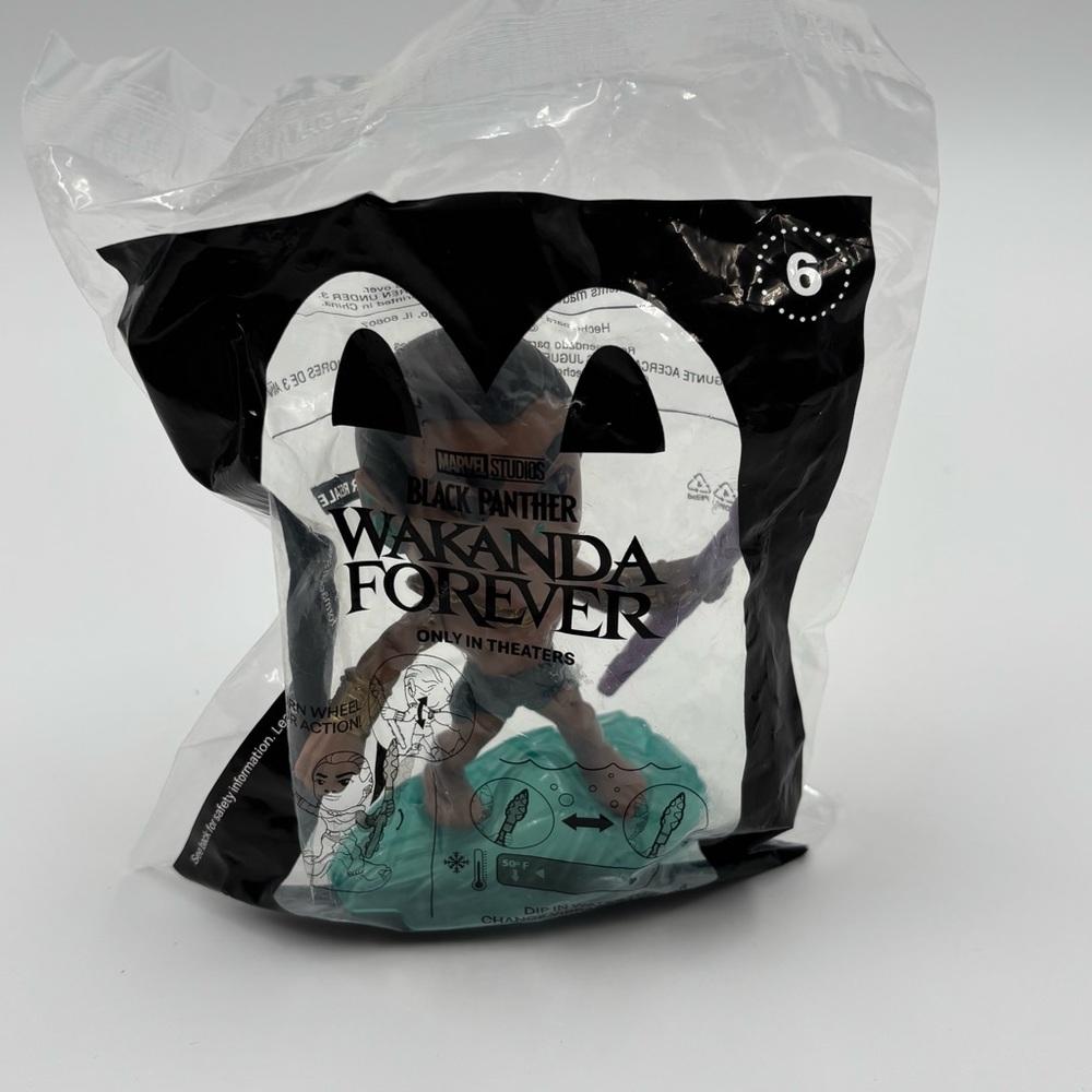 McDonald's Happy Meal Toy Black Panther Wakanda Forever #6 NAMOR Action Figure